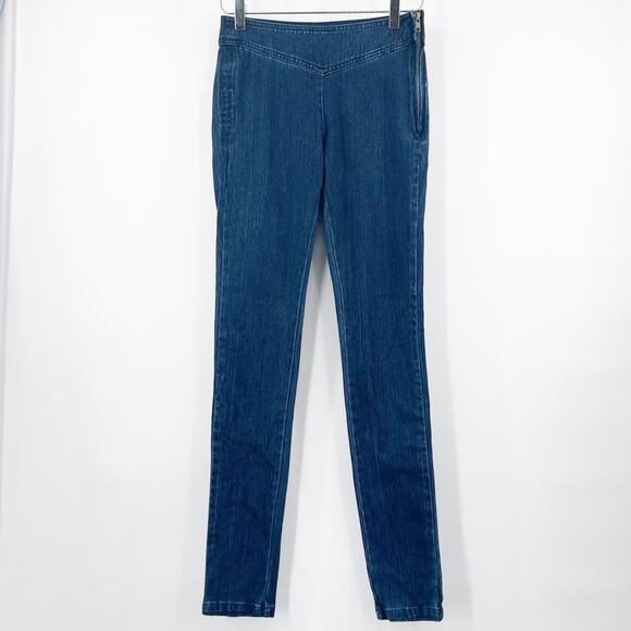 FRENCH CONNECTION Jeans Denim Skin Tight Legging Stretch High Waisted Size 4 - Picture 1 of 13